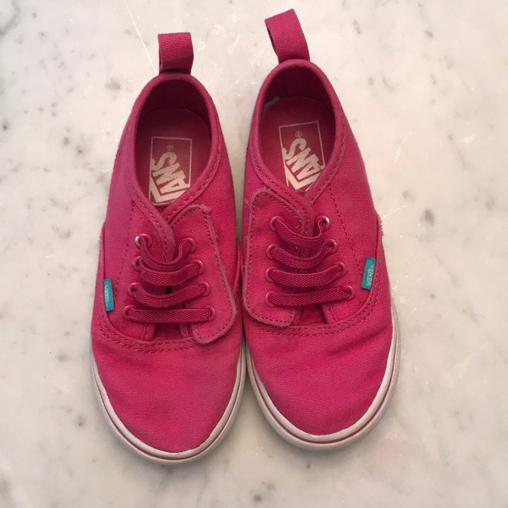 Toddler Girls Size 10 Pink Vans